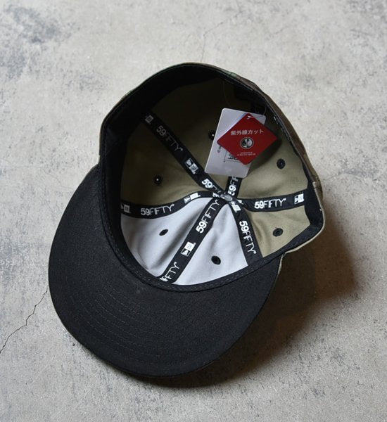 ★30%off【NEW ERA OUTDOOR】ニューエラアウトドア 59Fifty Word Cap "Woodland Camo"