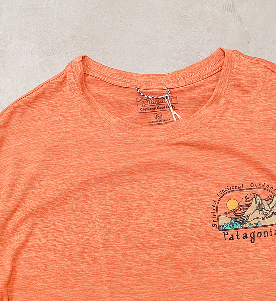 【patagonia】パタゴニア men's Capilene Cool Daily Graphic Shirt(Mountain/Trail) "2Color"