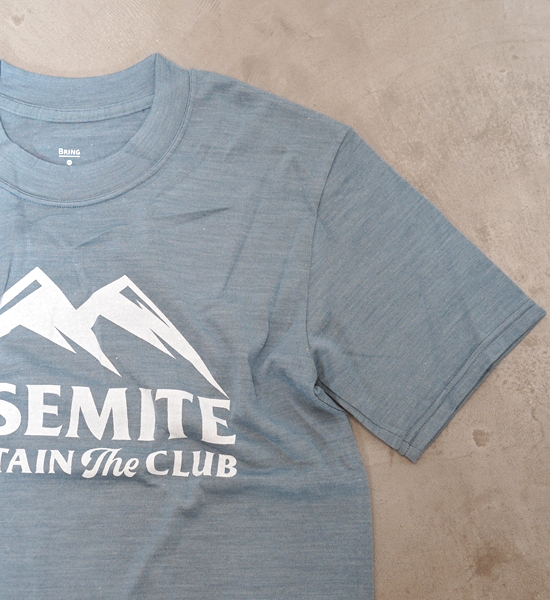 【BRING×Yosemite】unisex BRING×Yosemite Yosemite Mountain The Club Tee "2Color" ※ネコポス可