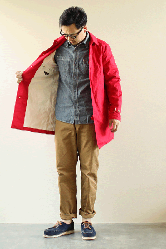 【A VONTADE】 アボンタージ SPRING COAT RED