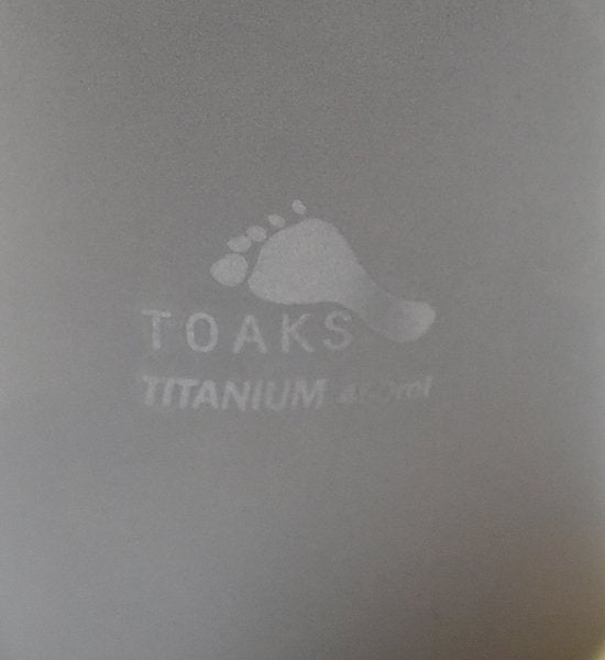 【TOAKS】 トークス　Titanium Cup 450ml