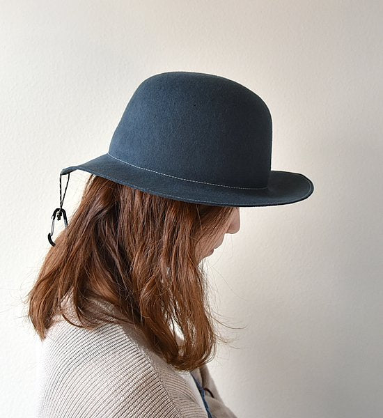 ★40%off【and wander】 アンドワンダー wool felt hat ”3Color”