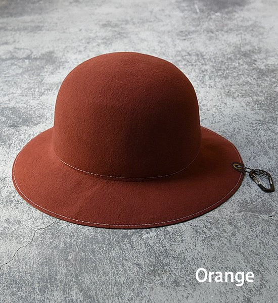 ★40%off【and wander】 アンドワンダー wool felt hat ”3Color”