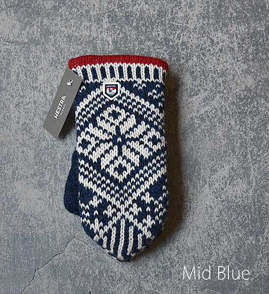 【HESTRA】 ヘストラ Nordic Wool Mitt "4Color"