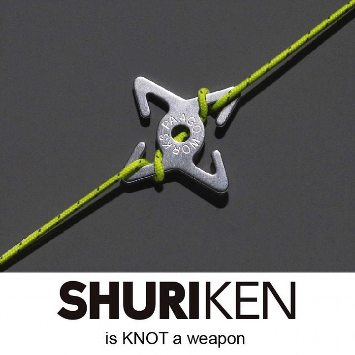 【PaaGo WORKS】 パーゴワークス SHURIKEN "Silver" ※ネコポス可