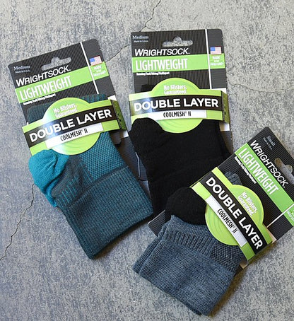 【WRIGHTSOCK】 ライトソック Cool Mesh II- Quarter "2Color" ※ネコポス可