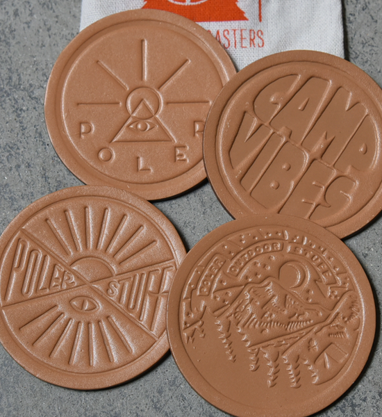 【POLER】 ポーラー Leather Coasters "2Color" ※ネコポス可