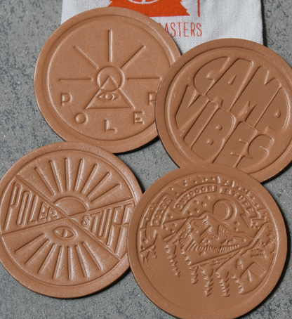 【POLER】 ポーラー Leather Coasters "2Color" ※ネコポス可