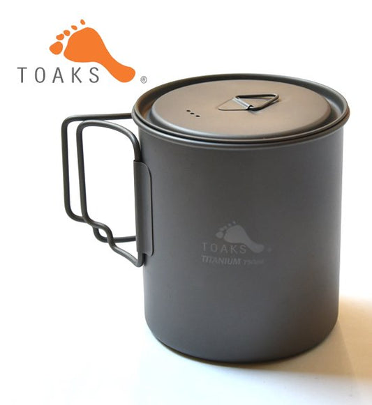 【TOAKS】 トークス Titanium Pot 750ml