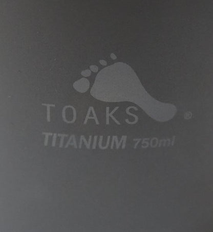 【TOAKS】 トークス Titanium Pot 750ml