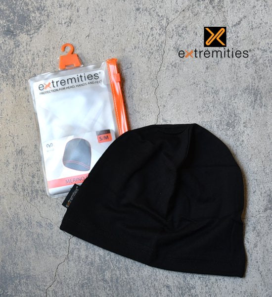 【extremities】 エクストリミティーズ Merino Beanie "Black" ※ネコポス可