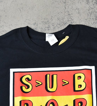 【SUB POP】サブポップ S/S Print Tee (BOB's BURGER LOGO) "Black" ※ネコポス可