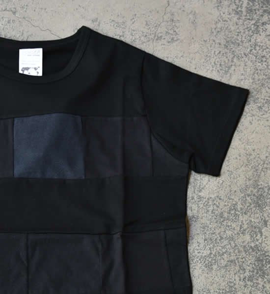 【yoused】ユーズド unisex Standard Patchwork Tee "2Color" ※ネコポス可