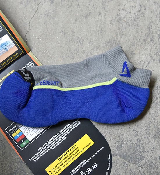 【drymax】ドライマックス Lite Trail Running speedgoat "Blue×Gray" ※ネコポス可