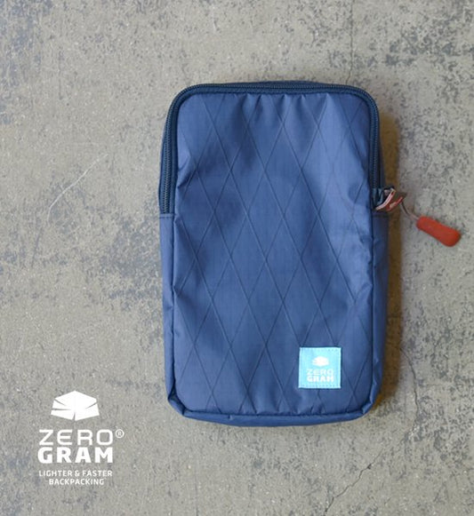 【ZEROGRAM】ゼログラム Never Mind Utility Case "Navy" ※ネコポス可