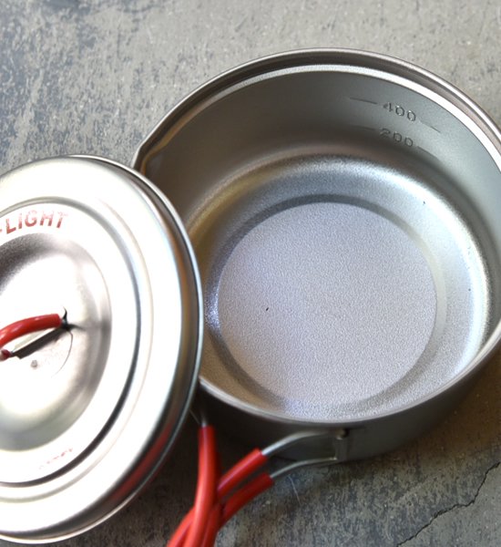 【EVERNEW】エバニュー Titanium Ultra-Light Cookware 1RED