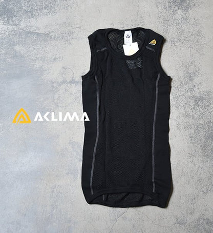 【ACLIMA】アクリマ men's Wool Net Singlet "Black"