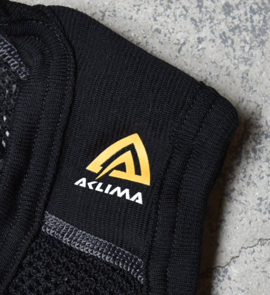 【ACLIMA】アクリマ men's Wool Net Singlet "Black"