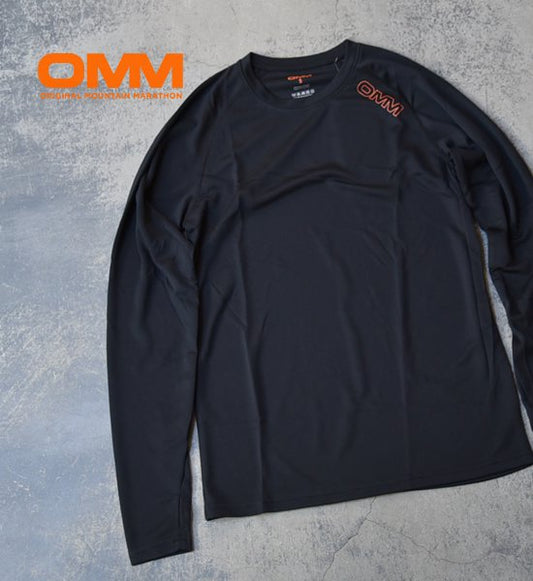 【OMM】オリジナルマウンテンマラソン Trail Tee Long Sleeve "Black" ※ネコポス可