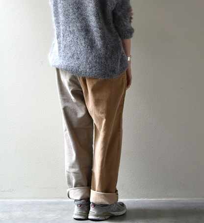 【Sunny side up】サニーサイドアップ Unisex Remake 2 For 1 Codyroy Trousers "2Color"