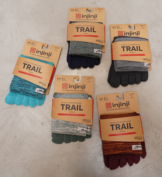 【injinji】インジンジ women's Trail Midweight Mini-Crew "8Color" ※ネコポス可