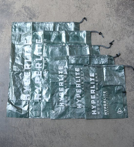 【Hyperlite Mountain Gear】Drawstring Stuff Sack (Jumbo/13L) "Green" ※ネコポス可