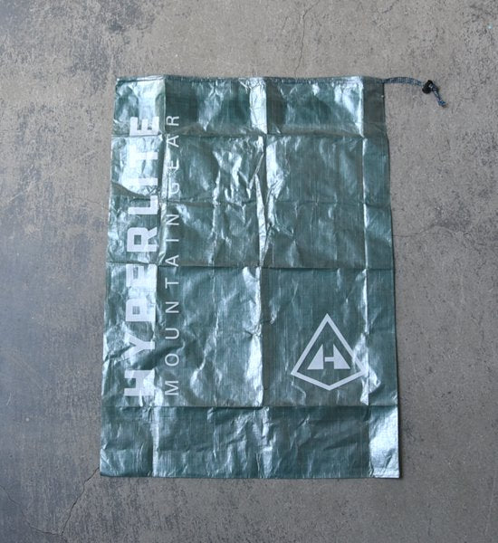 【Hyperlite Mountain Gear】Drawstring Stuff Sack (Large/4L) "Green" ※ネコポス可