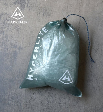 【Hyperlite Mountain Gear】Drawstring Stuff Sack (Medium/3L) "Green" ※ネコポス可