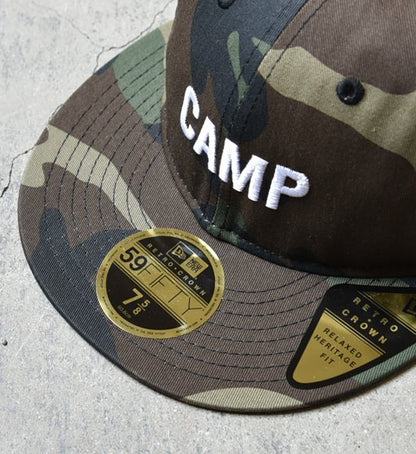 ★30%off【NEW ERA OUTDOOR】ニューエラアウトドア  59Fifty Word Cap "Woodland Camo"