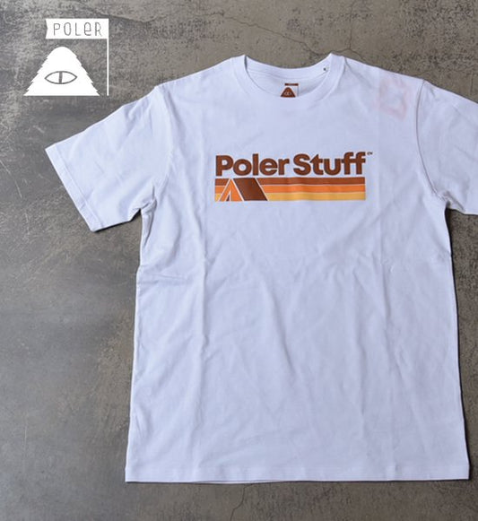 ★30%off【POLER】ポーラー Tourist Tee "White" ※ネコポス可