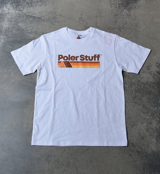 ★30%off【POLER】ポーラー Tourist Tee "White" ※ネコポス可