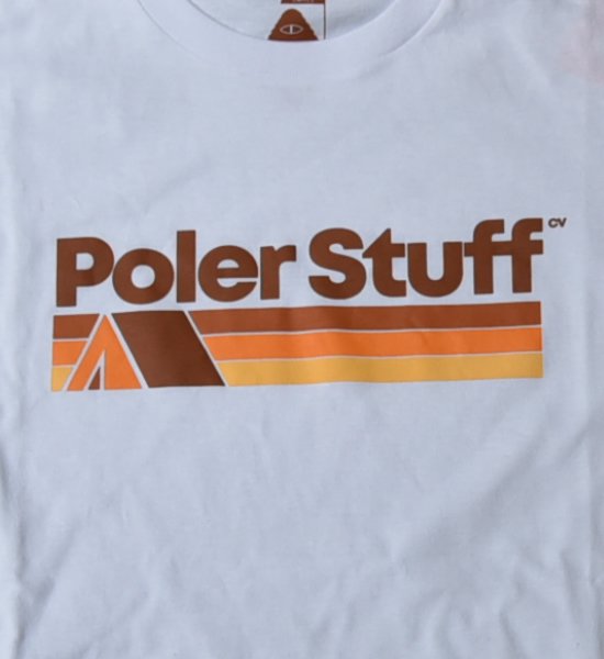 ★30%off【POLER】ポーラー Tourist Tee "White" ※ネコポス可