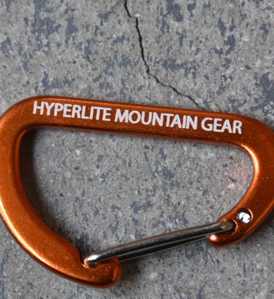 【Hyperlite Mountain Gear】ハイパーライトマウンテンギア The Flat Micro D Carabiner ”Orange” ※ネコポス可