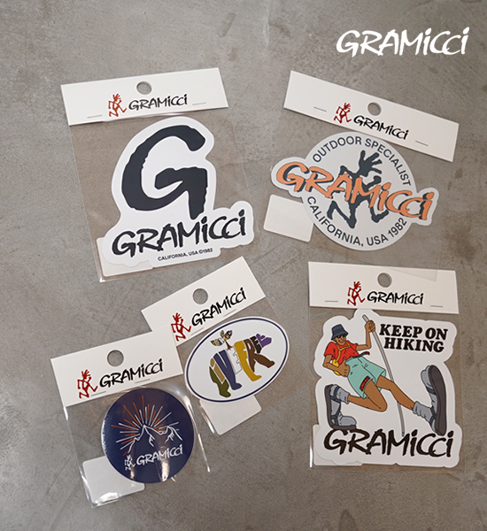 【GRAMICCI】グラミチ Gramicci Sticker "5Color" ※ネコポス可