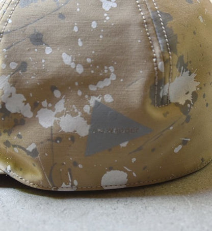 ★30%off【and wander】アンドワンダー splatter print CORDURA dry chino cap ”2Color”