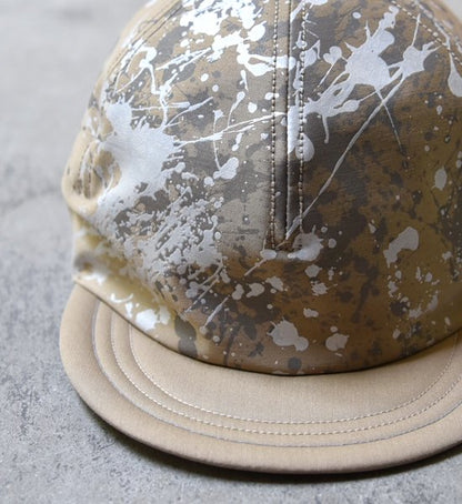 ★30%off【and wander】アンドワンダー splatter print CORDURA dry chino cap ”2Color”