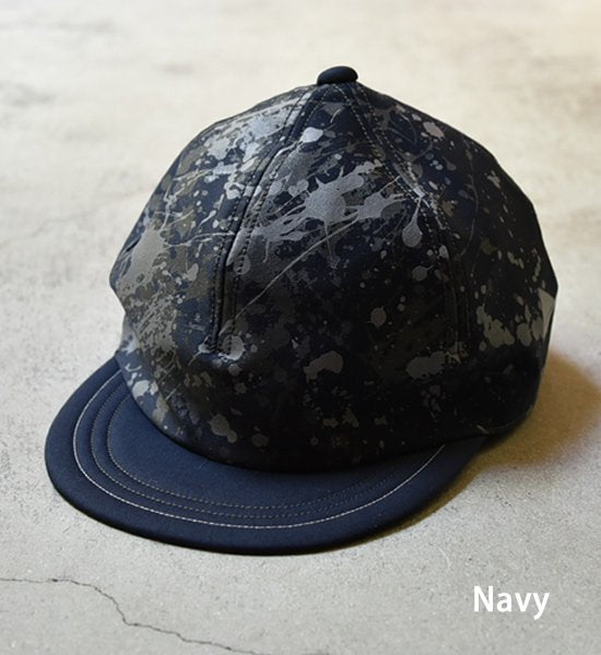 ★30%off【and wander】アンドワンダー splatter print CORDURA dry chino cap ”2Color”