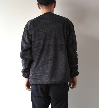 ★30%off 【and wander】アンドワンダー men's high loft fleece pullover ”2Color”