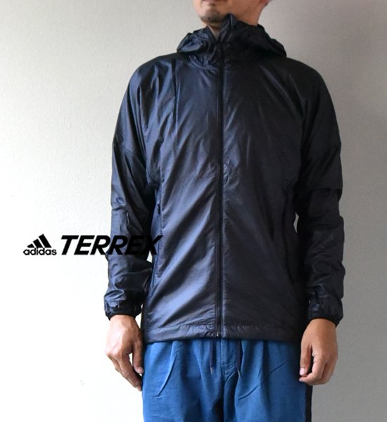 ★30%off【adidas TERREX】アディダス テレックス men's Agravic Hooded Alpha Shield "Carbon"