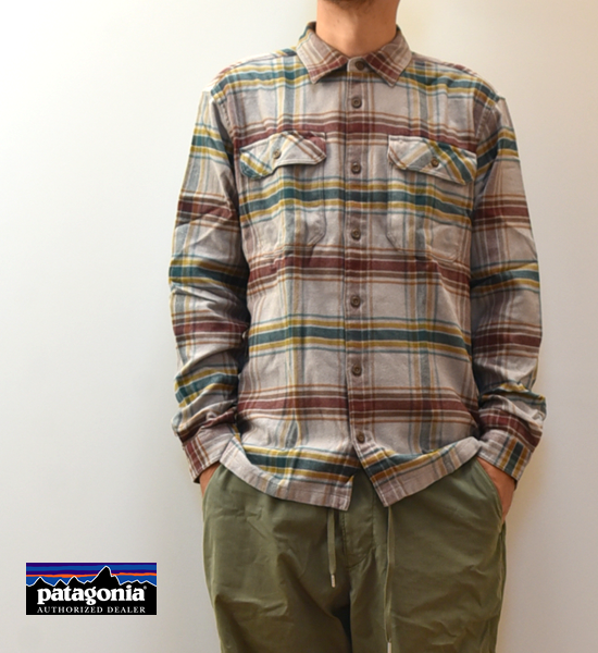 ★30%off【patagonia】パタゴニア men's L/S Fjord Flannel Shirt "2Color"