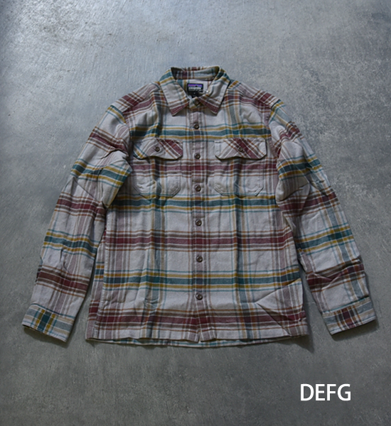 ★30%off【patagonia】パタゴニア men's L/S Fjord Flannel Shirt "2Color"