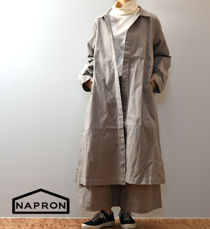 ★30%off【NAPRON】ナプロン Slit Coat "2Color"