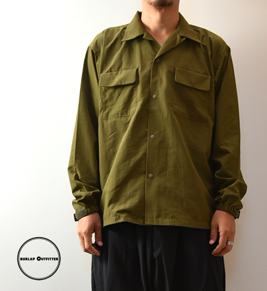 【BURLAP OUTFITTER】バーラップアウトフィッター L/S Camp Shirt "2Color"