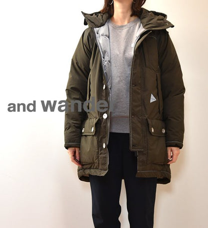 ★30%off 【and wander】アンドワンダー women's tough down coat "2Color"