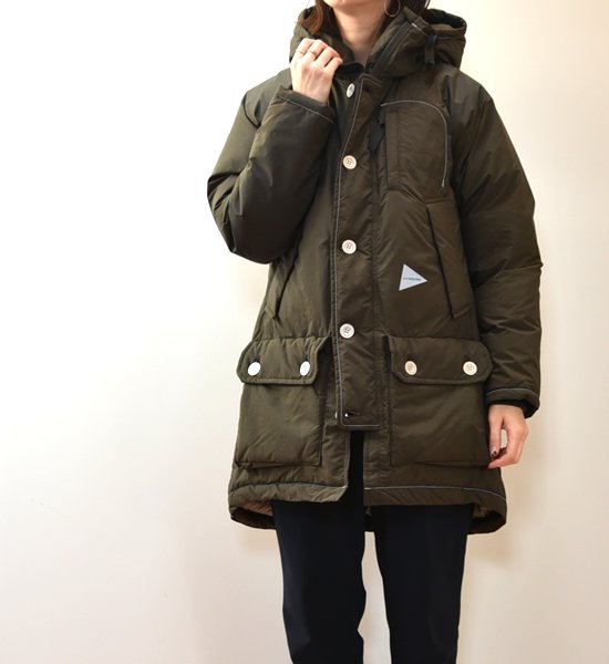 ★30%off 【and wander】アンドワンダー women's tough down coat "2Color"