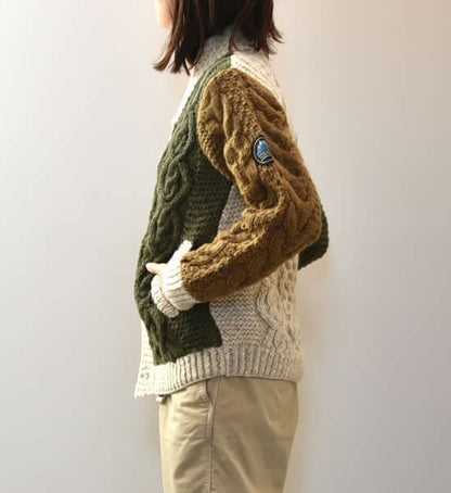 ★50％off 【HIMALAYAN CLIMBER'S HAND-KNIT】ヒマラヤンクライマーズハンドニット Crazy Shawl Cardigan "2Color"