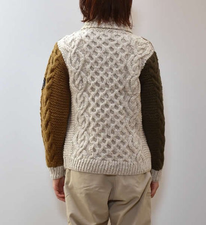 ★50％off 【HIMALAYAN CLIMBER'S HAND-KNIT】ヒマラヤンクライマーズハンドニット Crazy Shawl Cardigan "2Color"