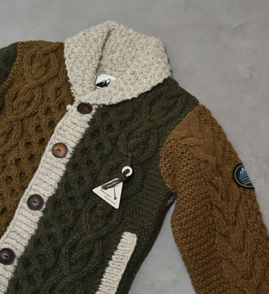 ★50％off 【HIMALAYAN CLIMBER'S HAND-KNIT】ヒマラヤンクライマーズハンドニット Crazy Shawl Cardigan "2Color"