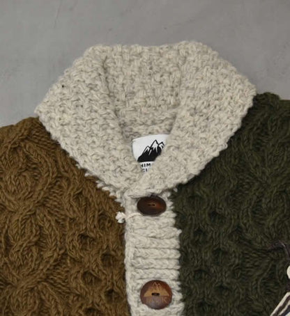 ★50％off 【HIMALAYAN CLIMBER'S HAND-KNIT】ヒマラヤンクライマーズハンドニット Crazy Shawl Cardigan "2Color"