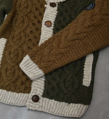 ★50％off 【HIMALAYAN CLIMBER'S HAND-KNIT】ヒマラヤンクライマーズハンドニット Crazy Shawl Cardigan "2Color"